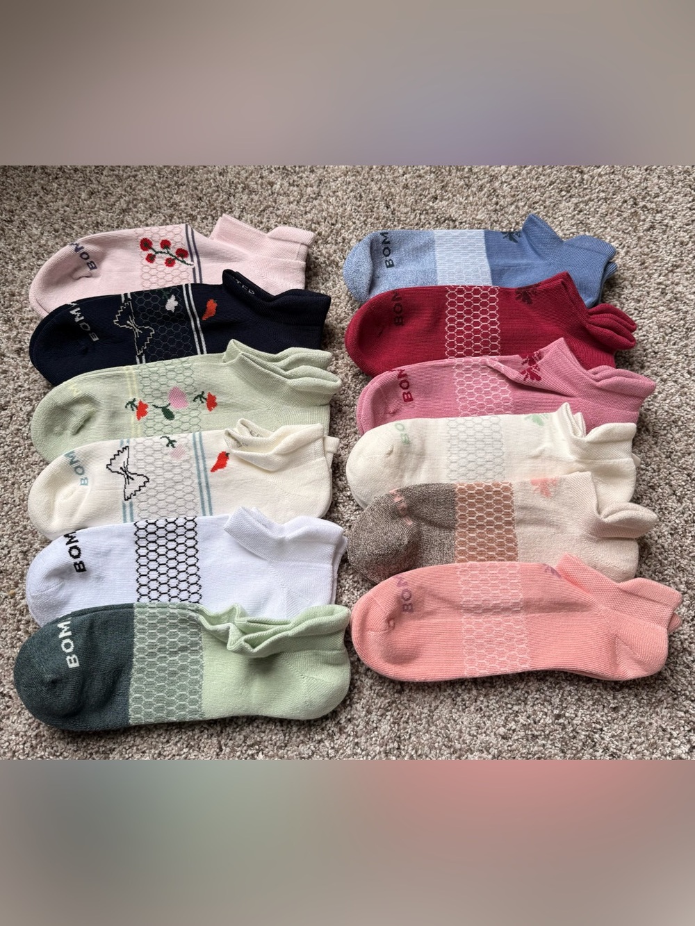 Bombas Women's Ankle Sock 12-Pack
